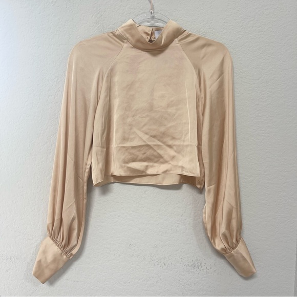 L’Academie Set Chantal Pant & The Joli Crop Top in Ivory Cream Size Small - Picture 4 of 8